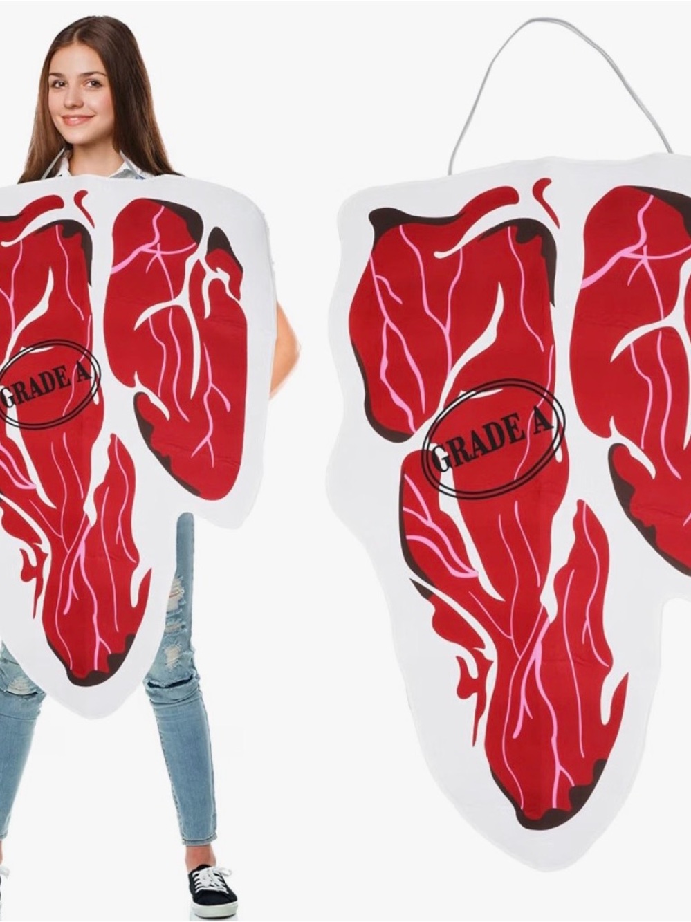 Novelty Red Steak Costume